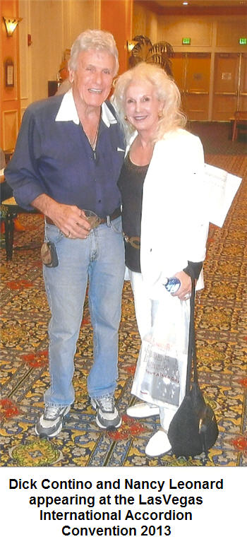 Dick Contino with Nancy in LasVegas