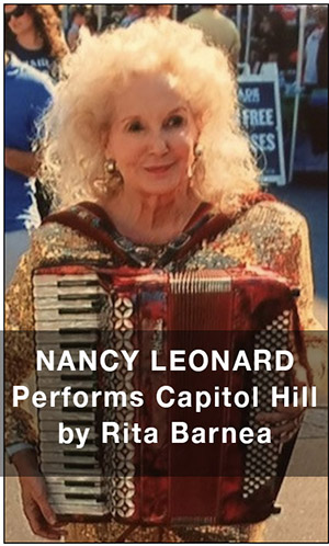 Nancy Leonard Performs on Capital Hill, Washington, D.C.