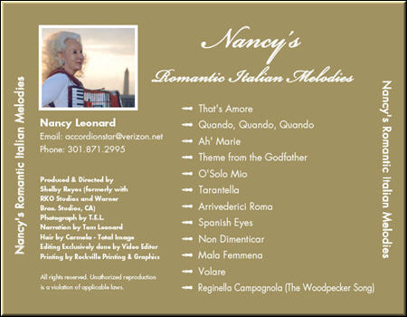 Romantic Italian Melodies by Nancy