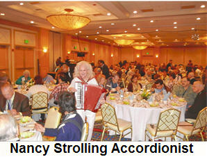 Nancy entertaining in LasVegas